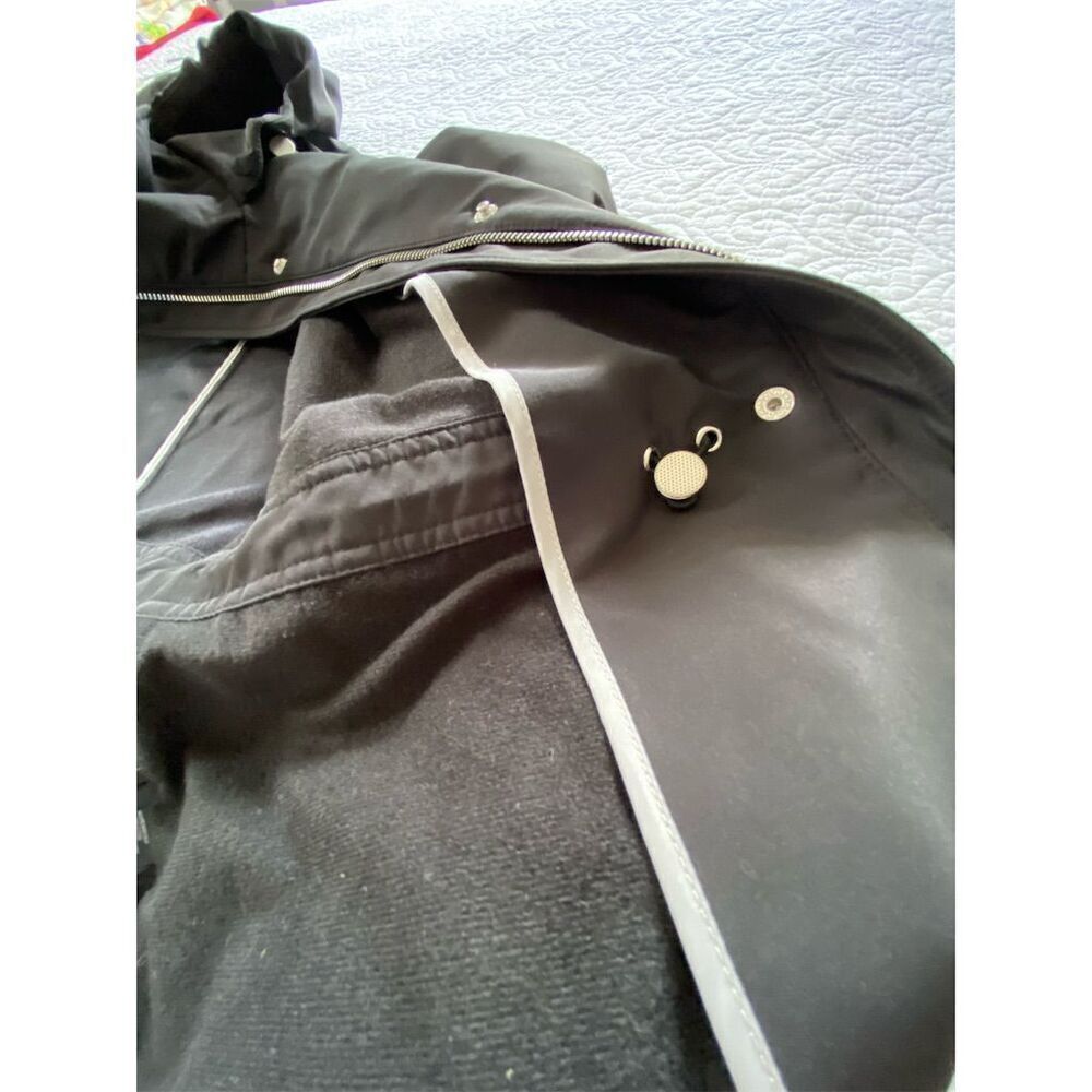 Kenneth Cole Hooded Anorak Jacket Black Size S Casual Mid-Length - Picture 13 of 16